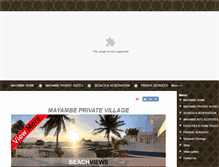 Tablet Screenshot of mayambe.com